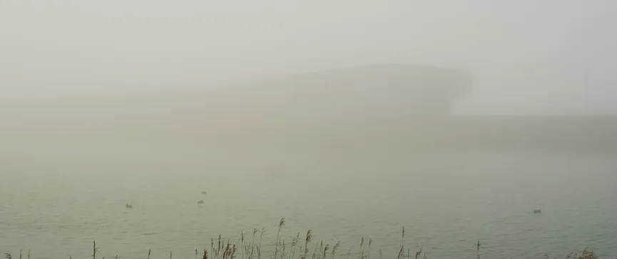 Noord-Holland in de mist