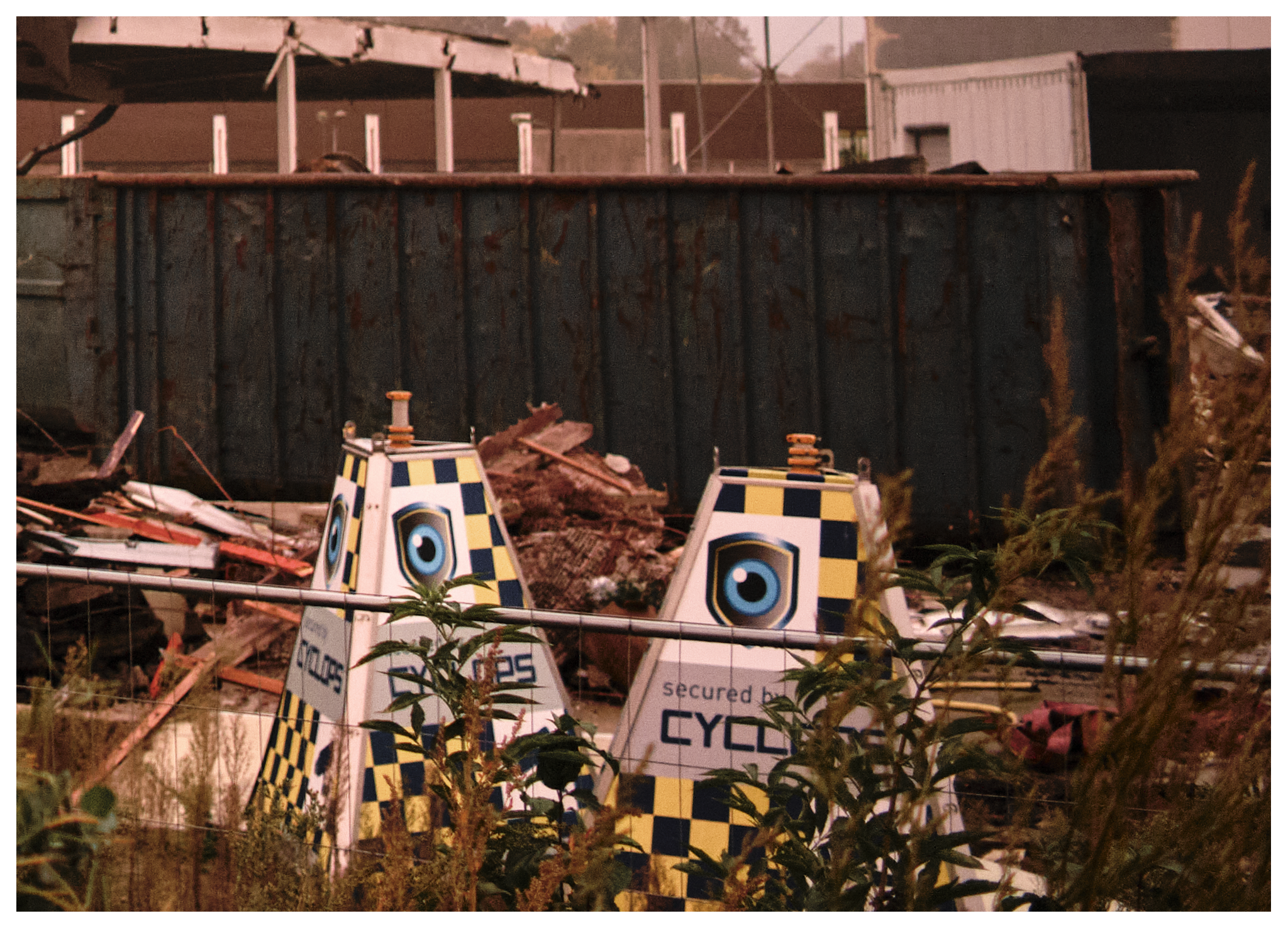 Cyclops, die aan Daleks uit Dr Who doen denken