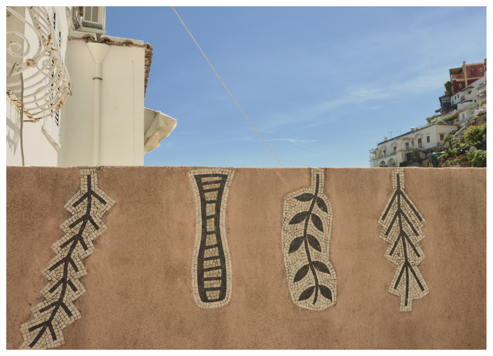 Positano muur