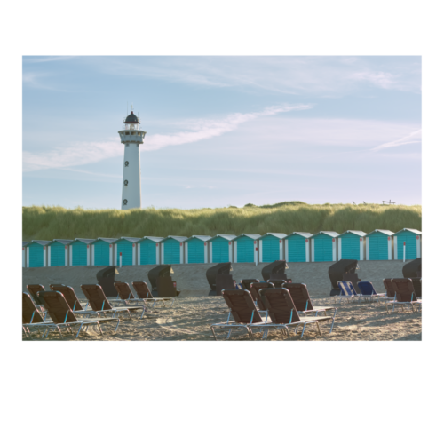 Strand en vuurtoren, Egmond